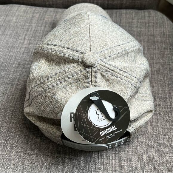 Robin Ruth NWT New York Baseball Cap Grey Navy Blue Hat - Picture 2 of 3